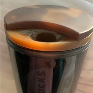 Starbucks tortoise shell top tumbler